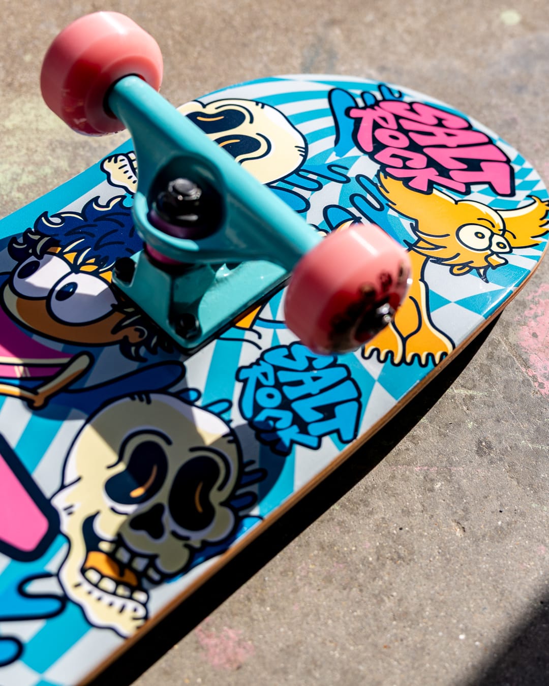 Lush Waves Skateboard in Blue