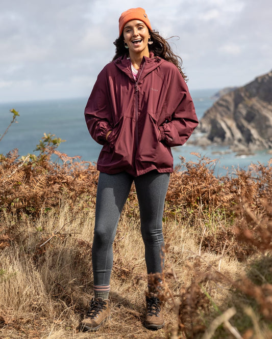 Alpine Womens Waterproof In Dark Purple