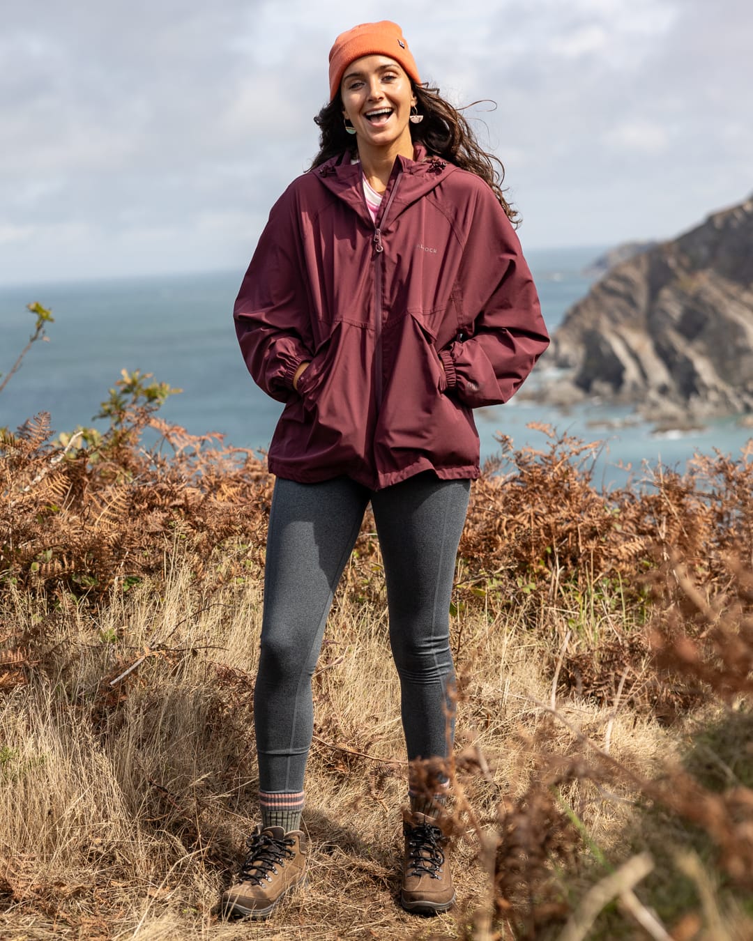 Alpine Womens Waterproof In Dark Purple