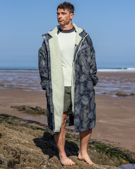 Warp Surf Changing Robe Dark Grey