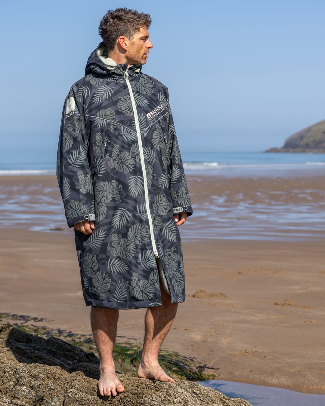 Warp Surf Changing Robe Dark Grey