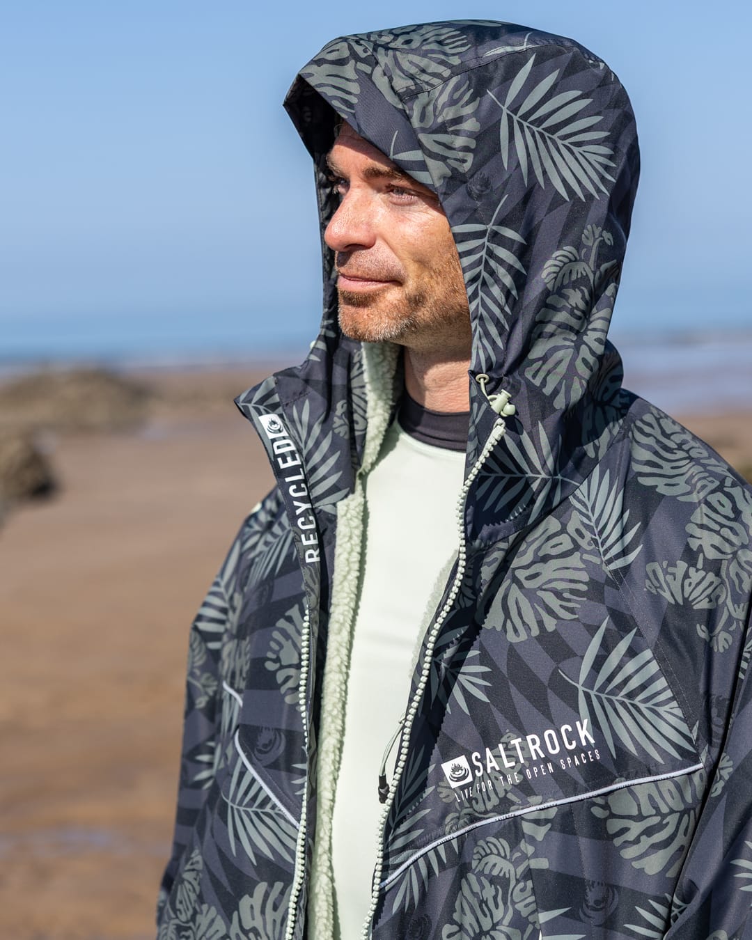 Warp Surf Changing Robe Dark Grey