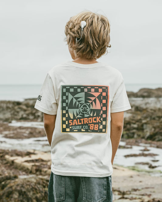 Ska Kids Classic Short Sleeve T-Shirt In Cream