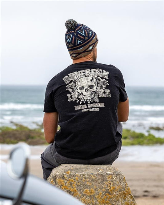 Split - Mens Short Sleeve T-Shirt - Black