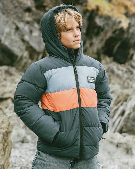 Sabotage Kids Water Resistant Jacket In Black