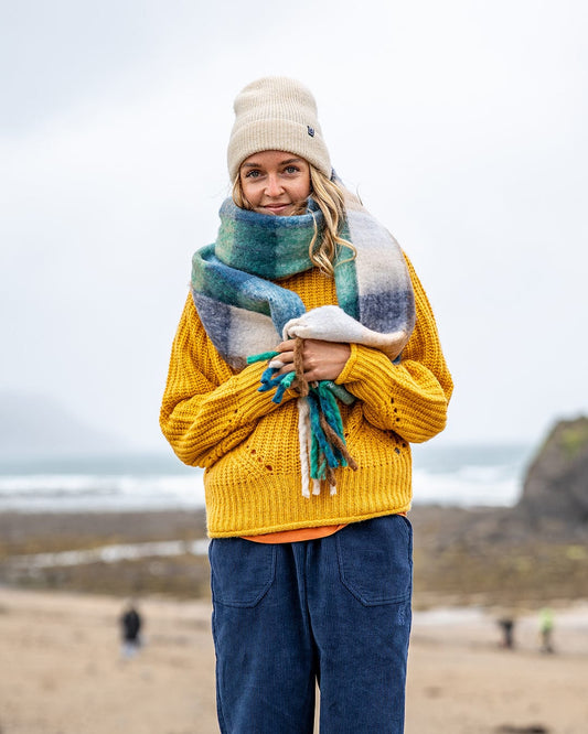 Andie  - Chunky Knitted Jumper - Yellow