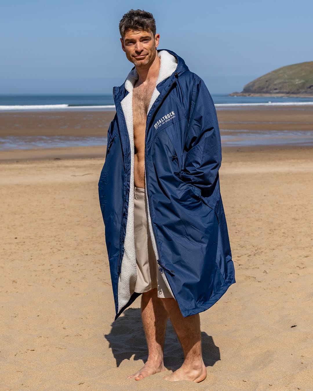 Changing Robe In Blue