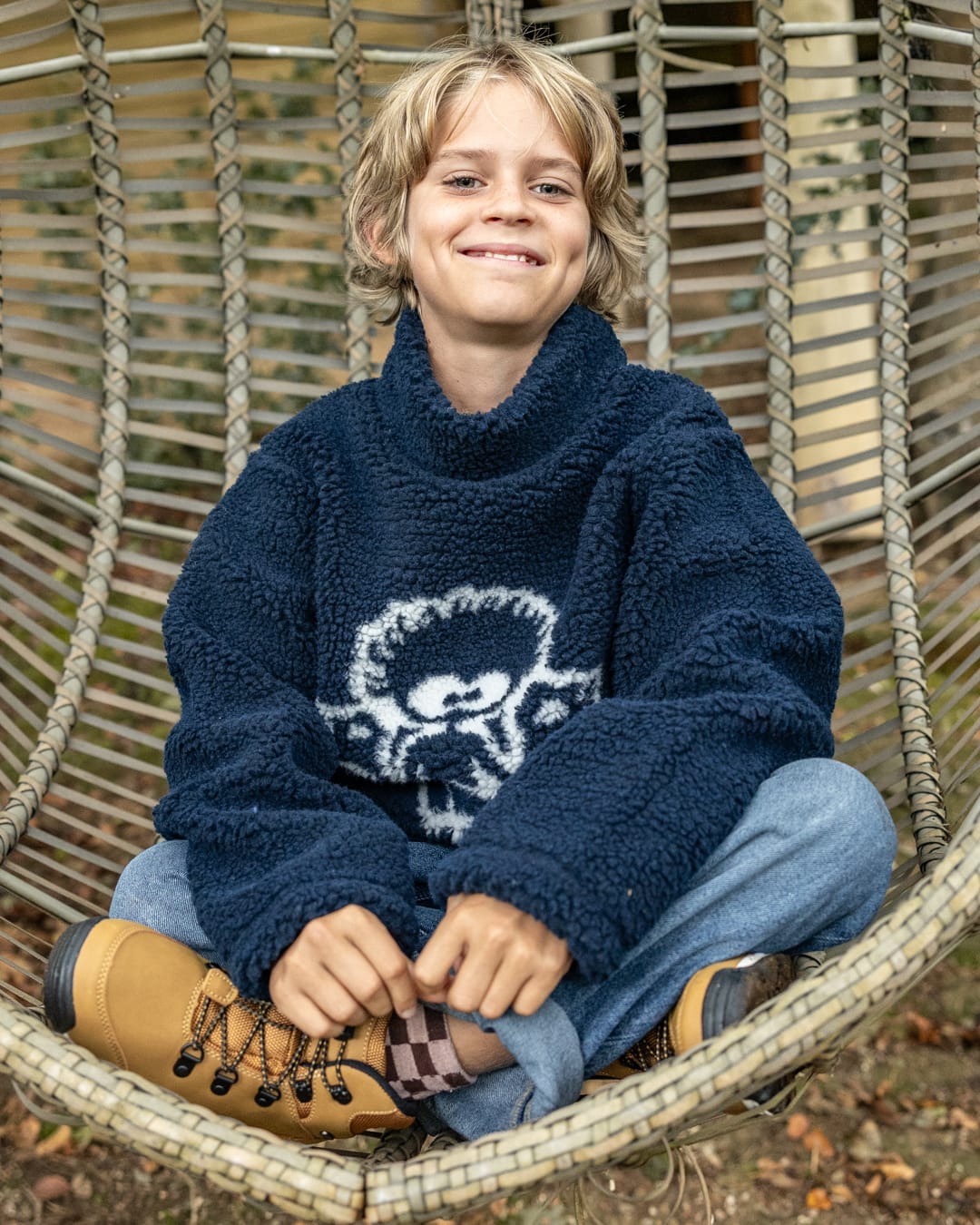 Tok Kids Fleece In Dress Blue
