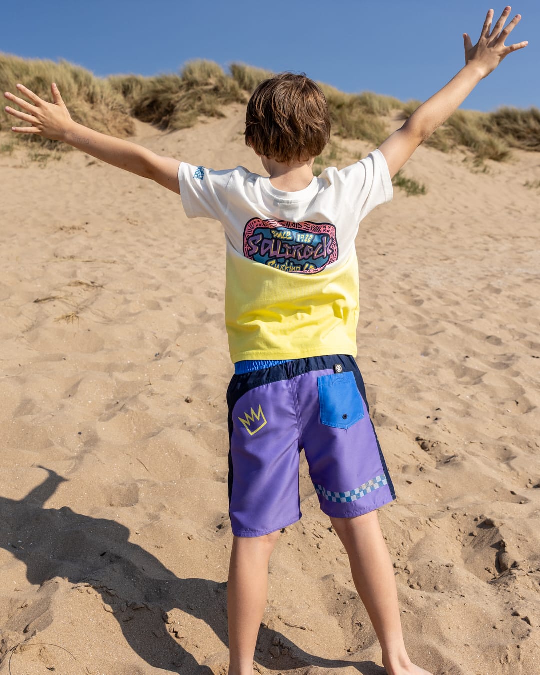 Tribe Surf Kids Swimwear in Purple