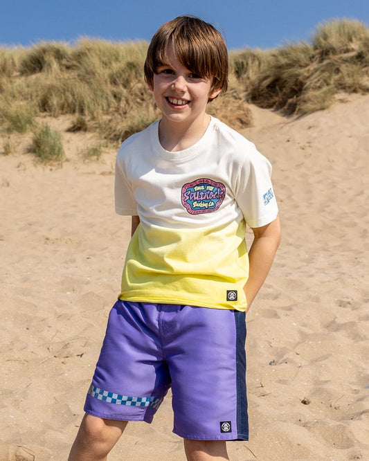 Tribe Surf Kids Swimwear in Purple