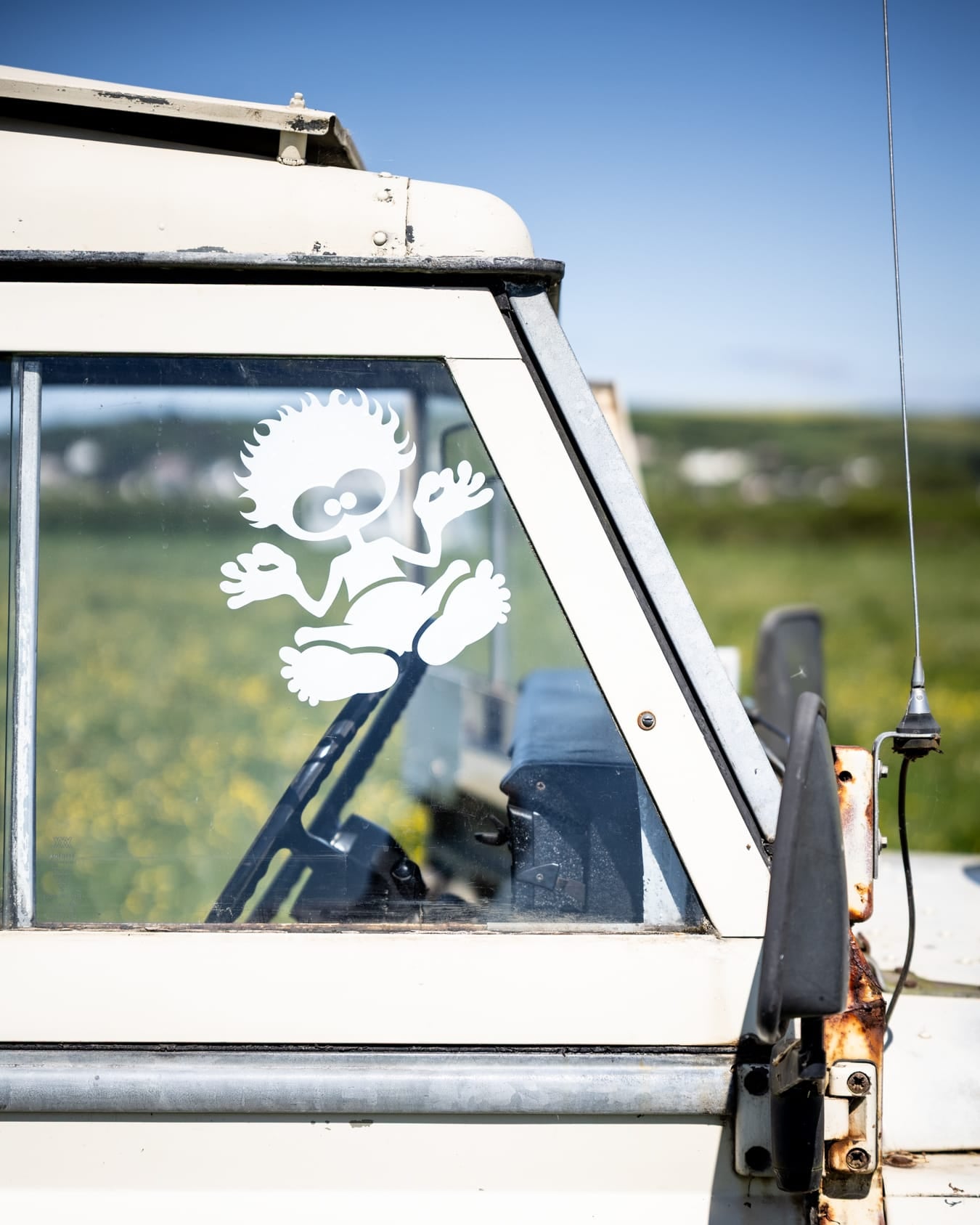Tok Van Sticker in White