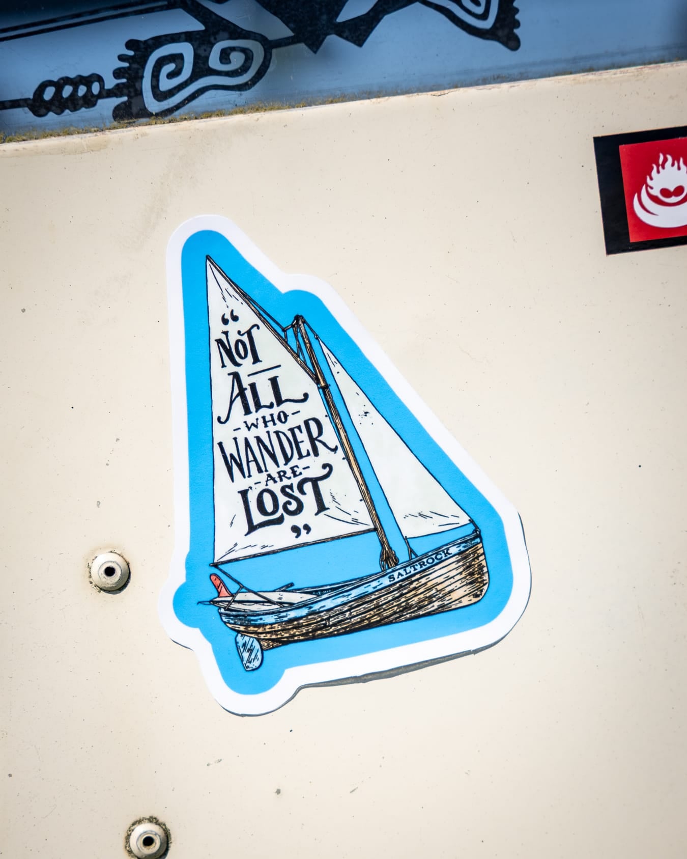Lost Rosc Sticker Lost Ships Sticker in Blue