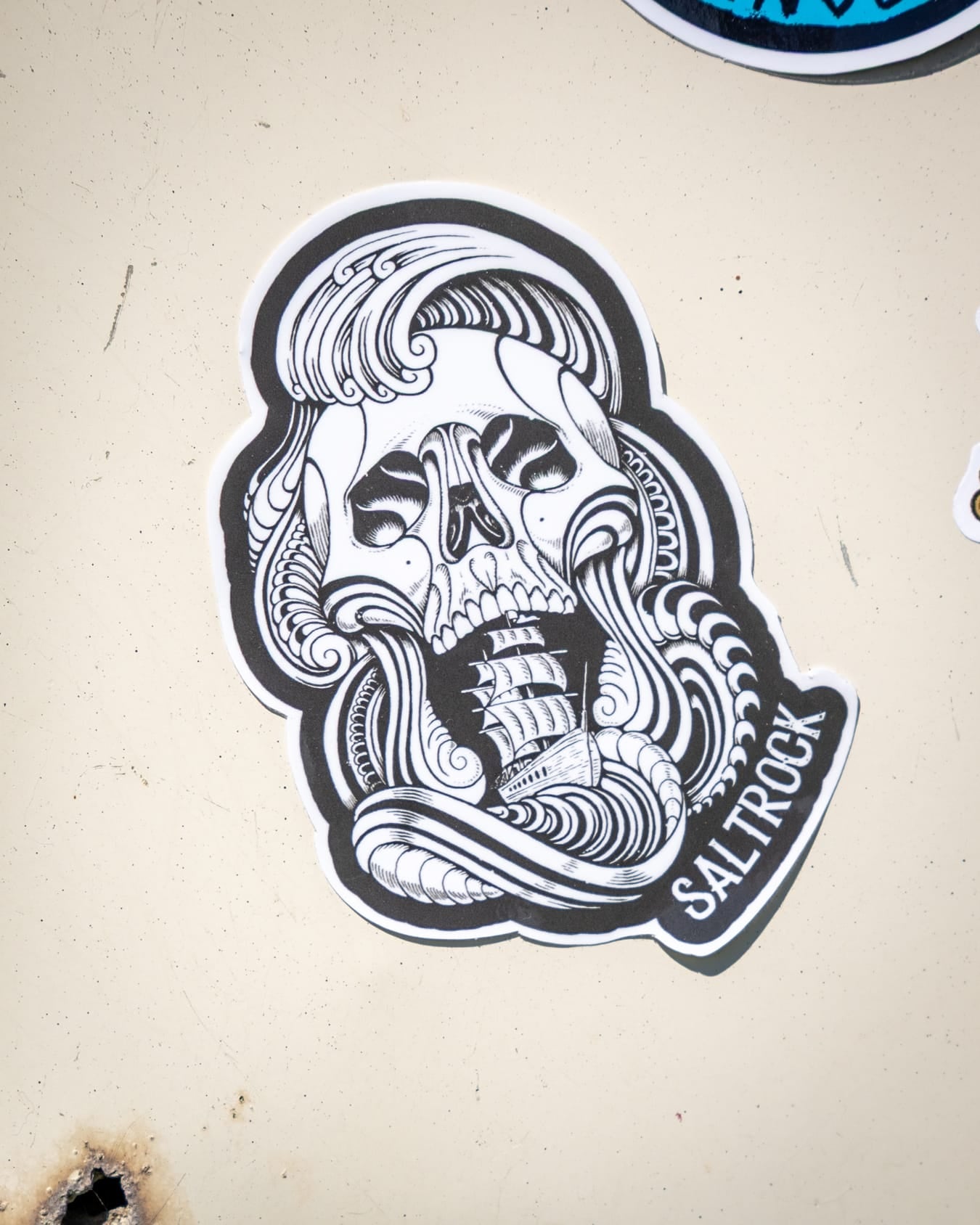 No Mercy Sticker in Black/white