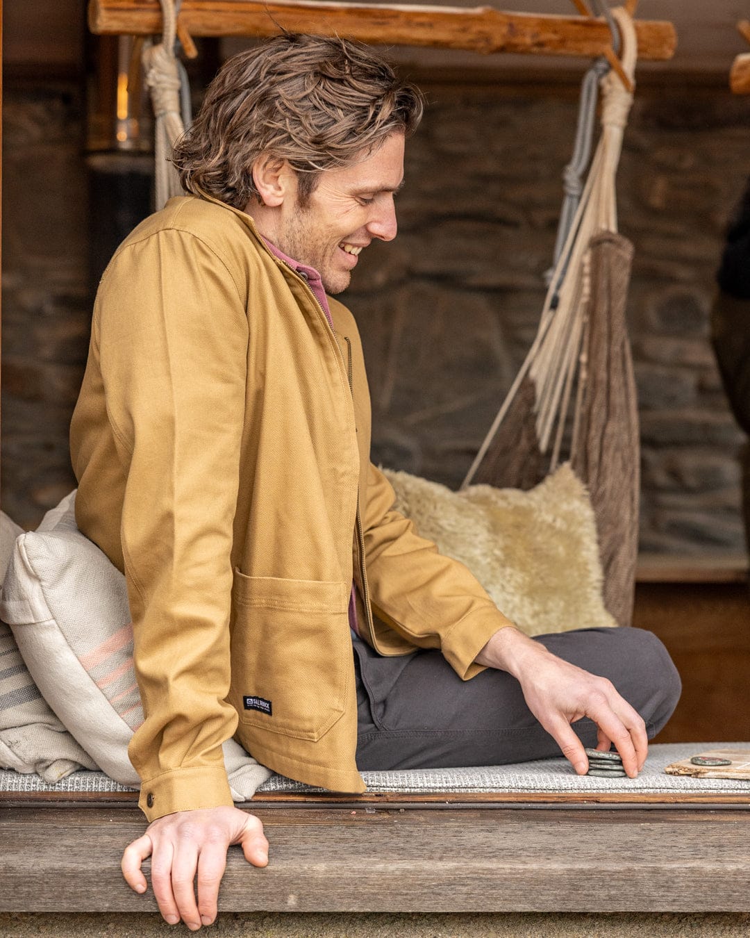 Wyatt Origins - Mens Casual Jacket - Brown