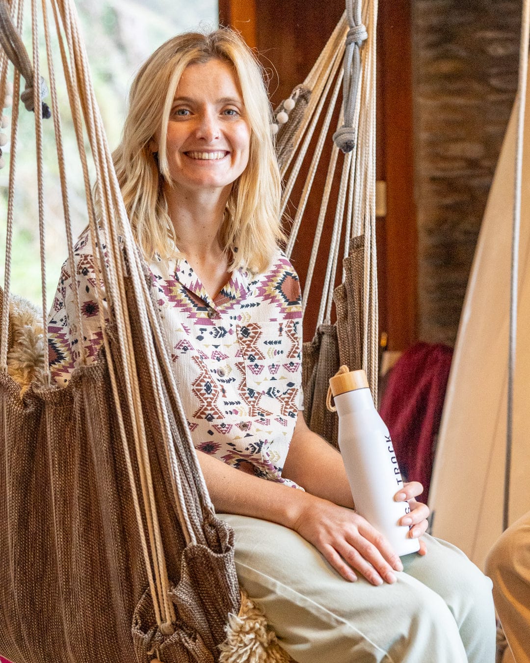 Sabina - Womens Short Sleeve Shirt - Cream