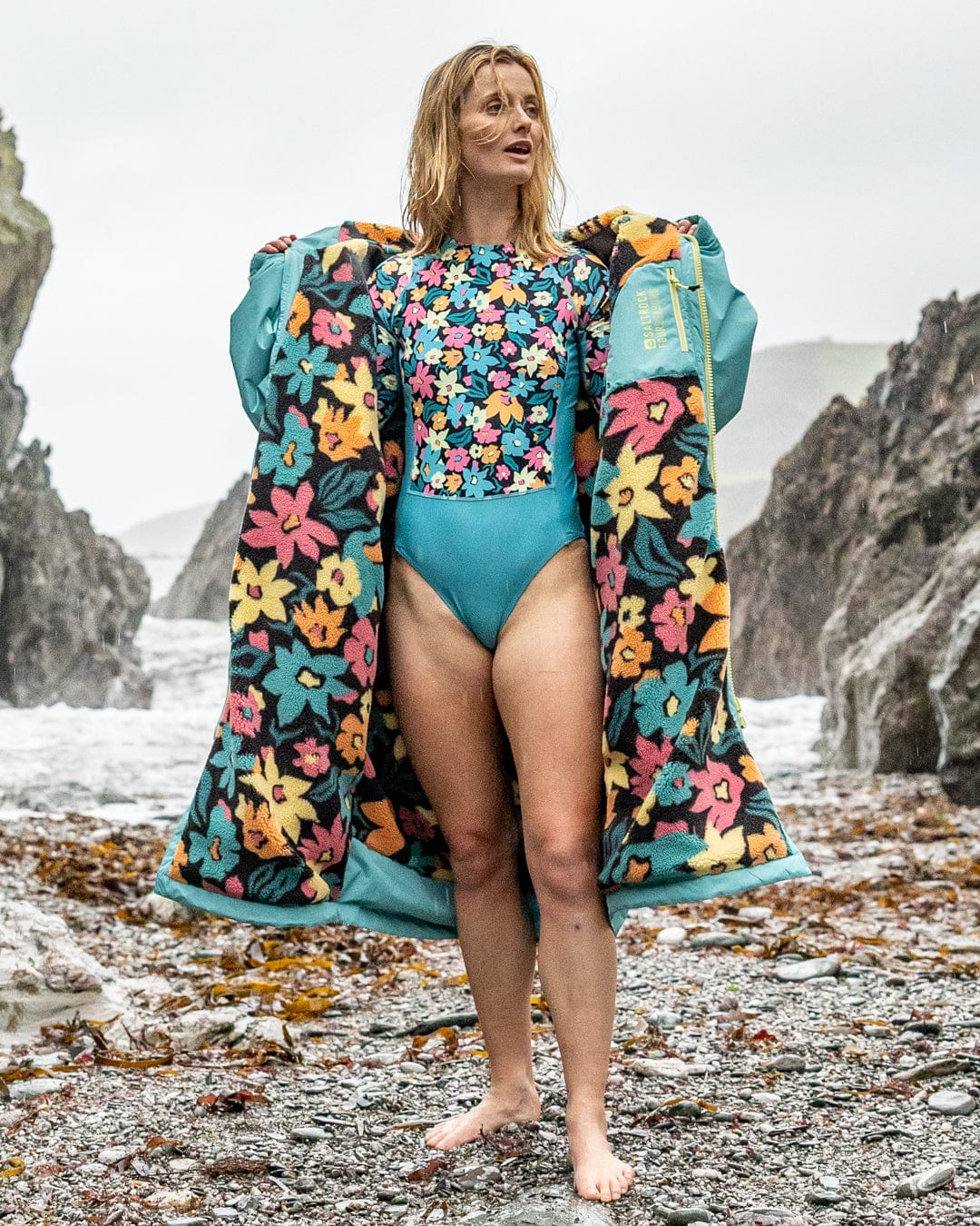 Holidaze Changing Robe Blue