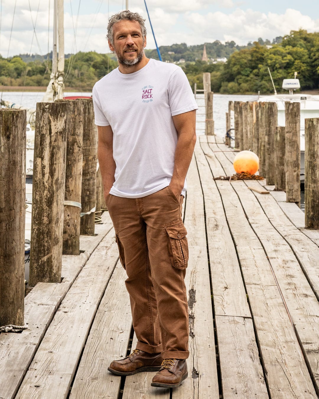 Tune Out - Mens Short Sleeve T-Shirt - White