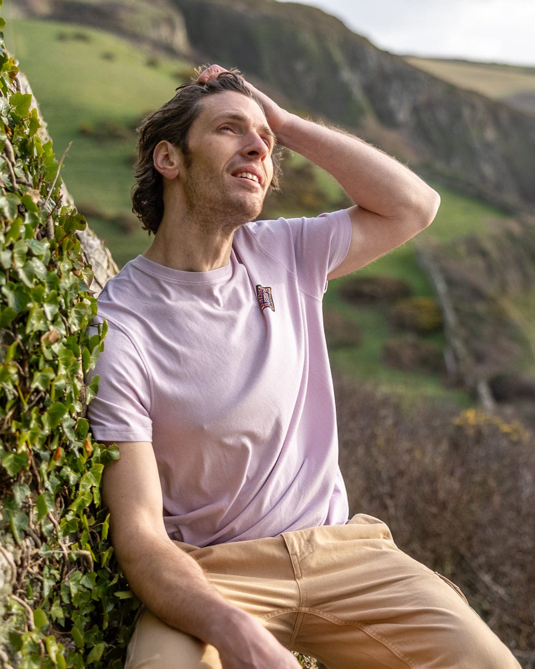 Offshore - Mens Short Sleeve T-Shirt - Purple