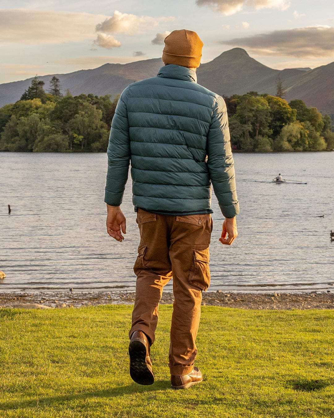 Resin - Mens Water Resistant Padded Jacket - Teal