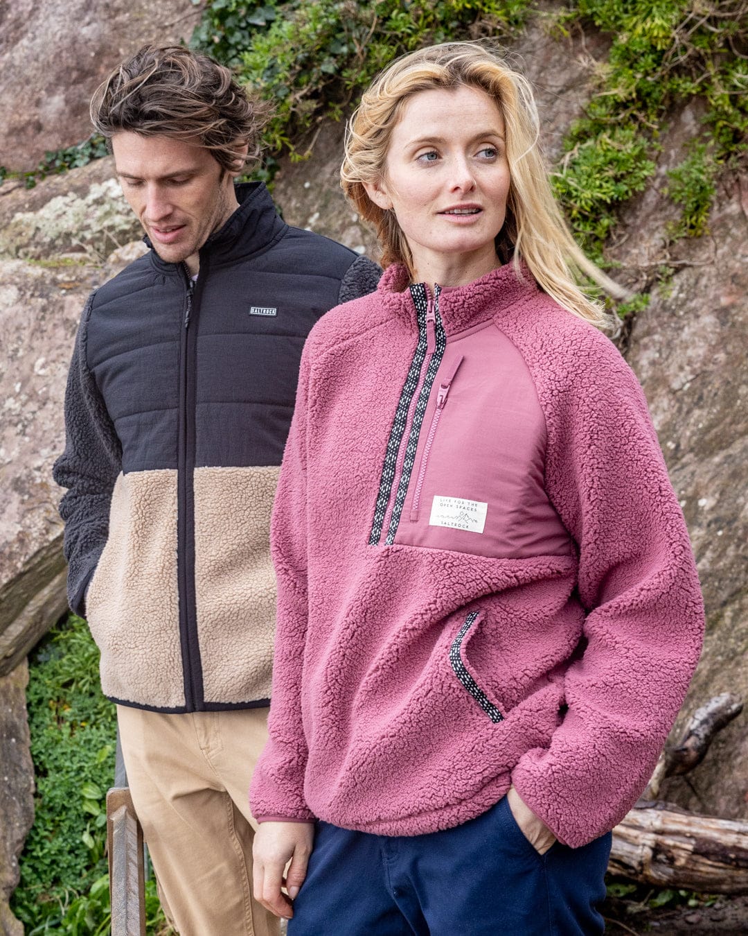 Lya - Womens Fleece - Dark Pink