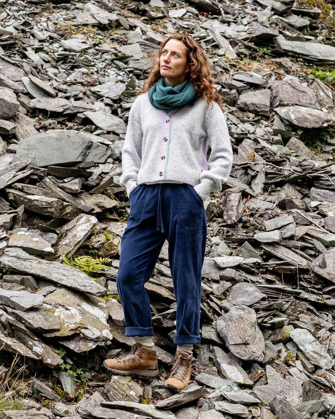 Artie - Womens Cardigan - Grey