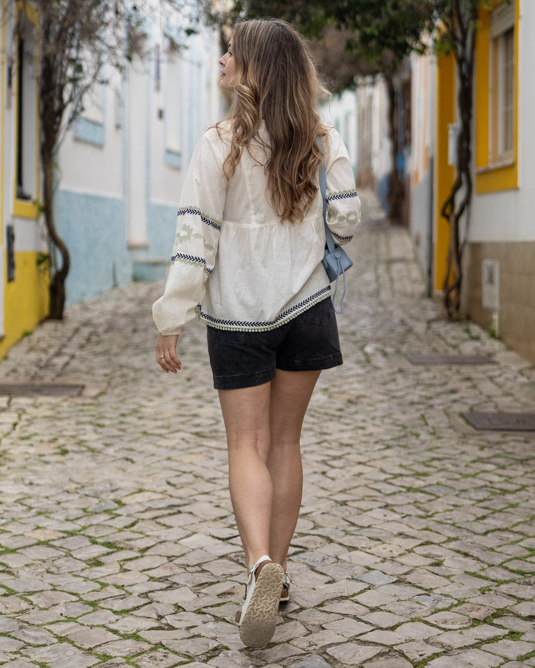 Tia Womens Blouse in White