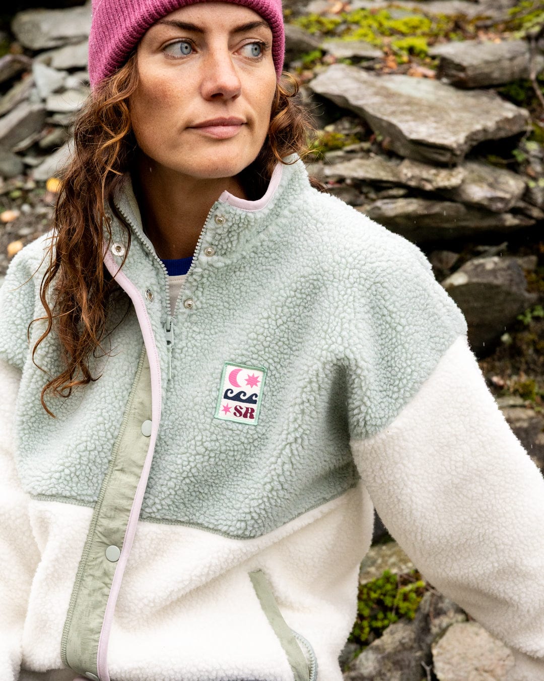 Simz - Womens Fleece - Zip - Cream