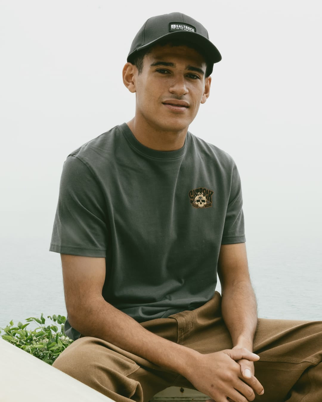 Wild Surf Mens T-Shirt In Dark Grey