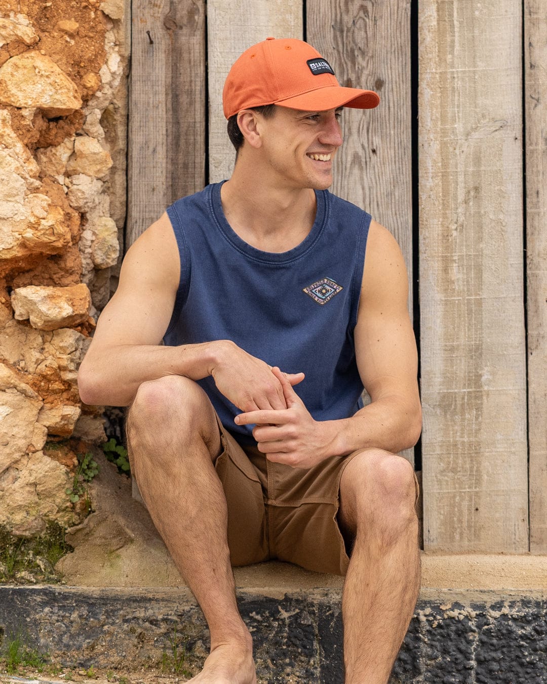 Offshore Mens Vest in Blue