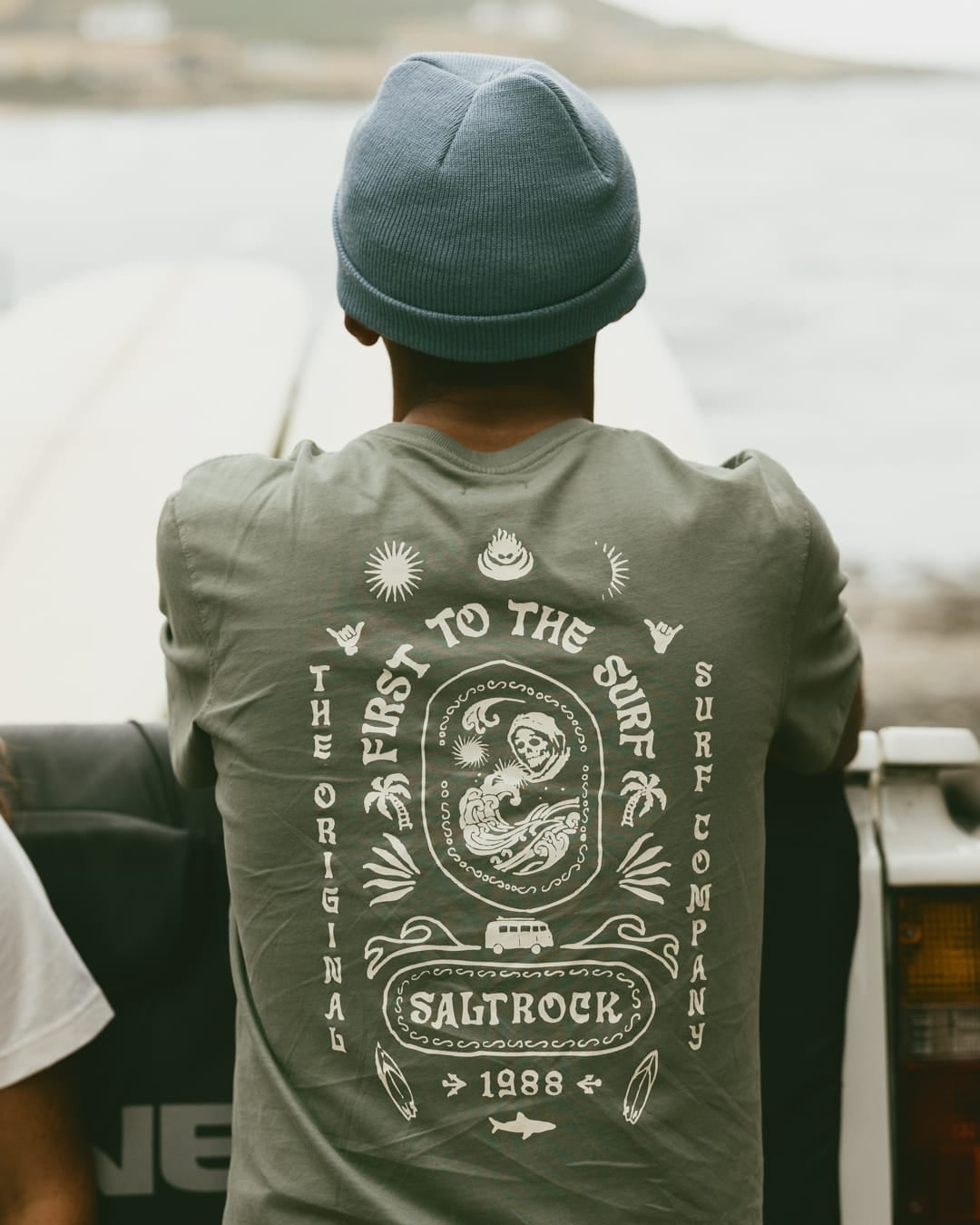 Cult Mens Oversized T-Shirt In Green