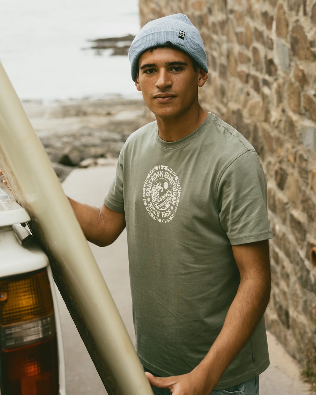 Cult Mens Oversized T-Shirt In Green