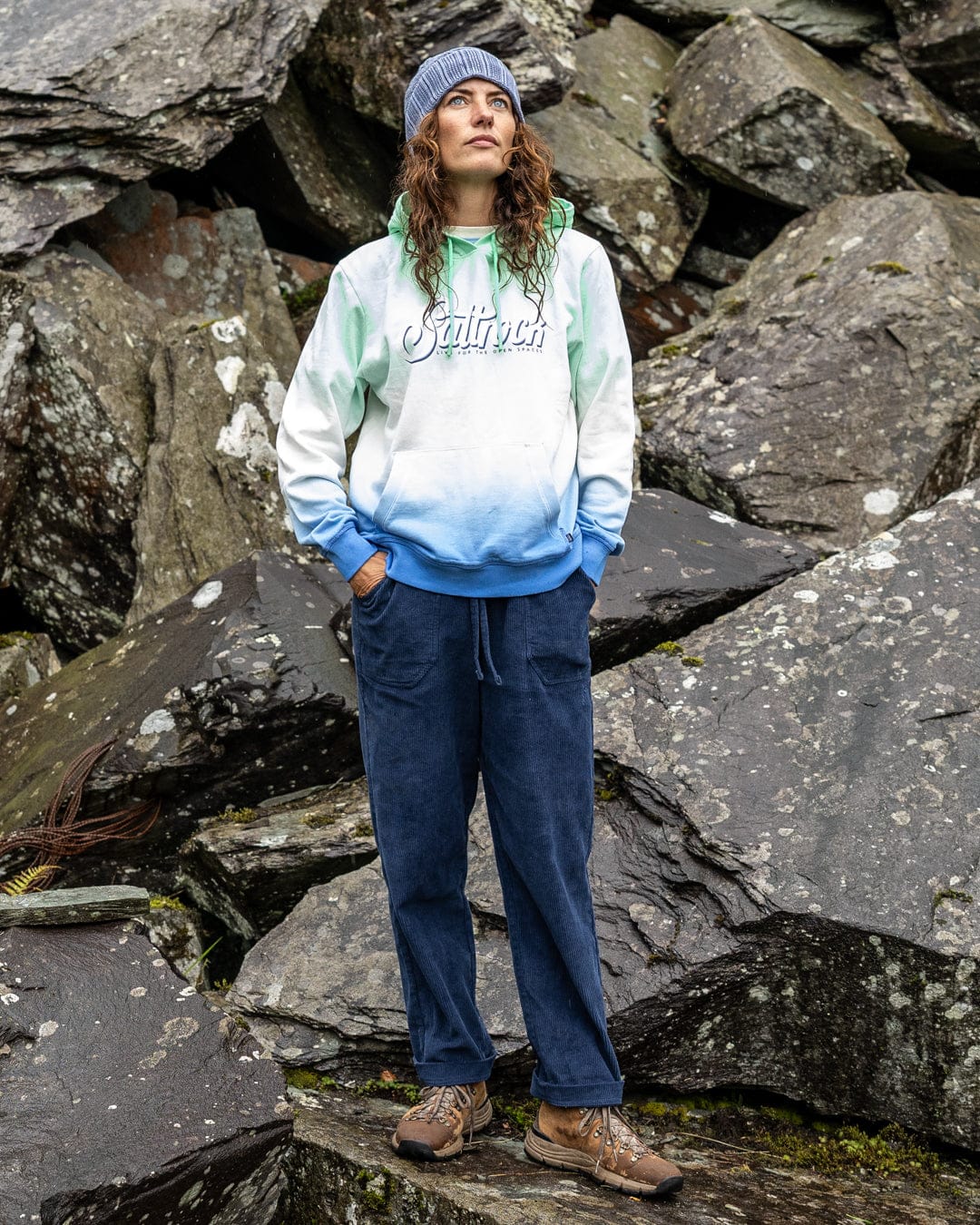 Trader Triple - Womens Pop Hoodie - Green