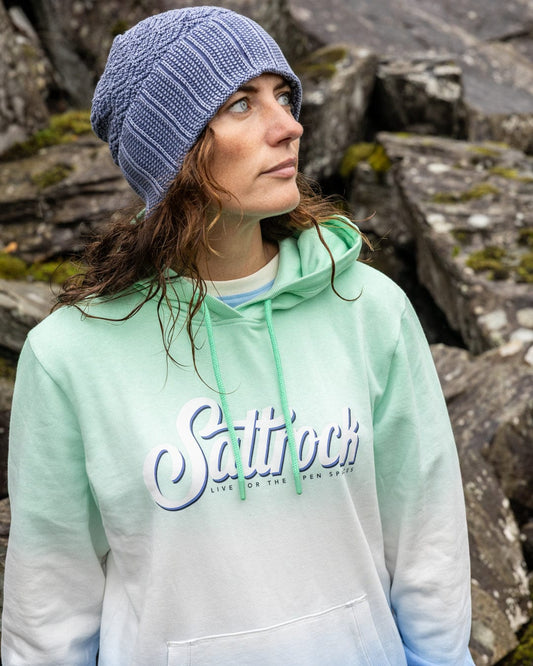 Trader Triple - Womens Pop Hoodie - Green