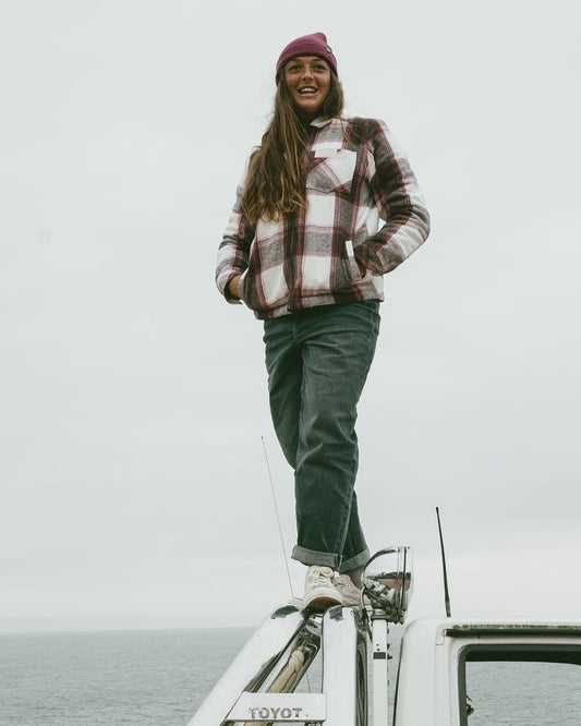 Talo Womens Long Sleeve Shirt In Brown