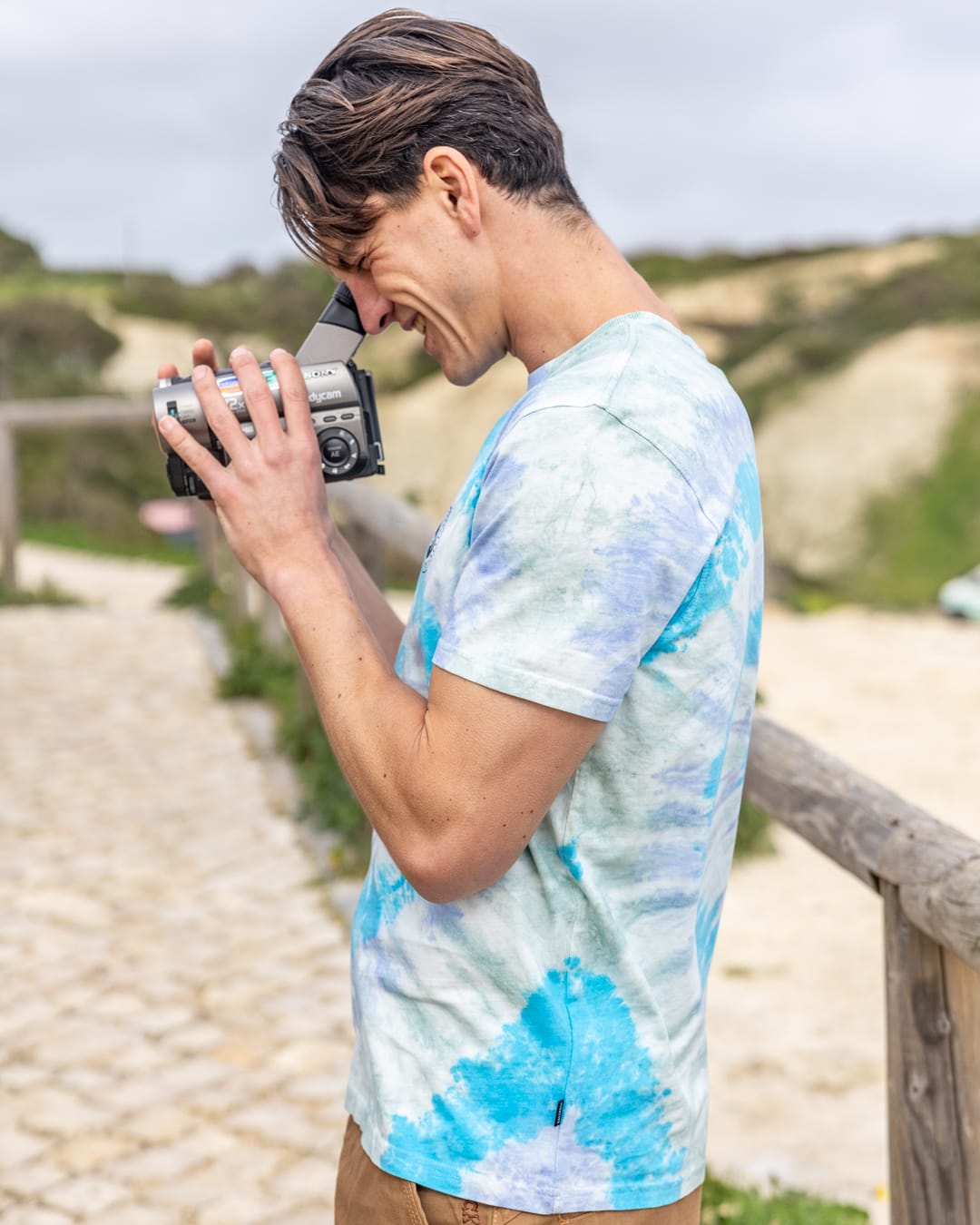 Origin Flame Mens LTD Short Sleeve T-Shirt in Cream