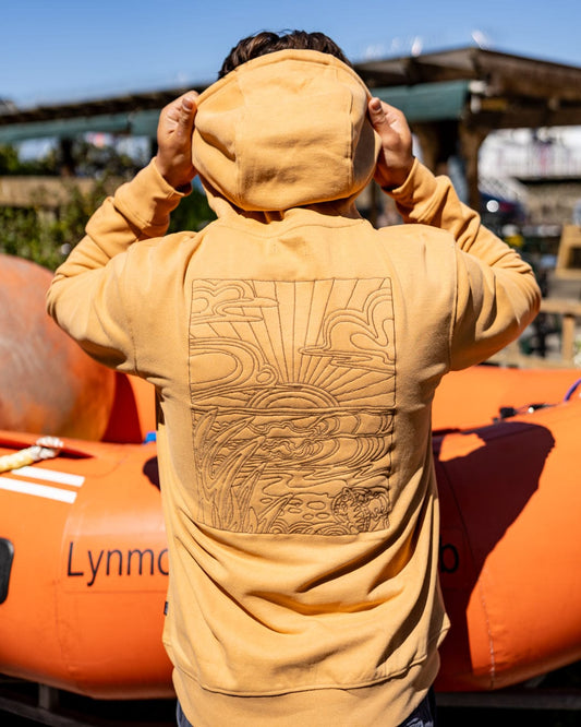 Open Finals Linear - Mens Pop Hoodie - Yellow