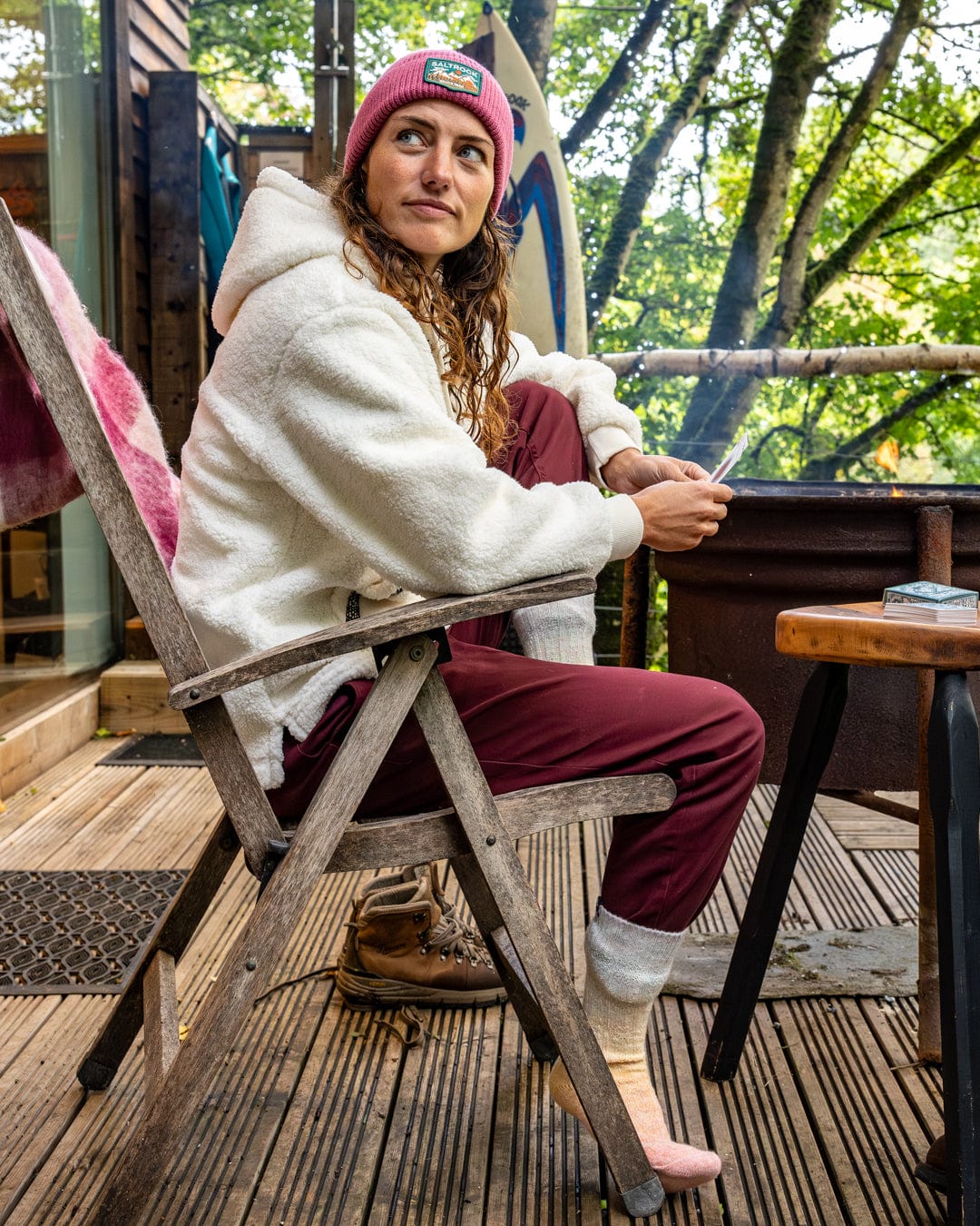 Orla - Womens Fleece - Cream