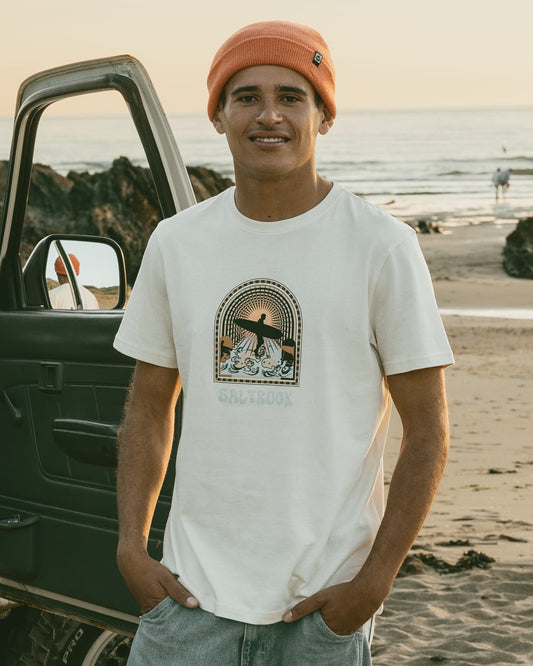 Portal Mens T-Shirt In Cream