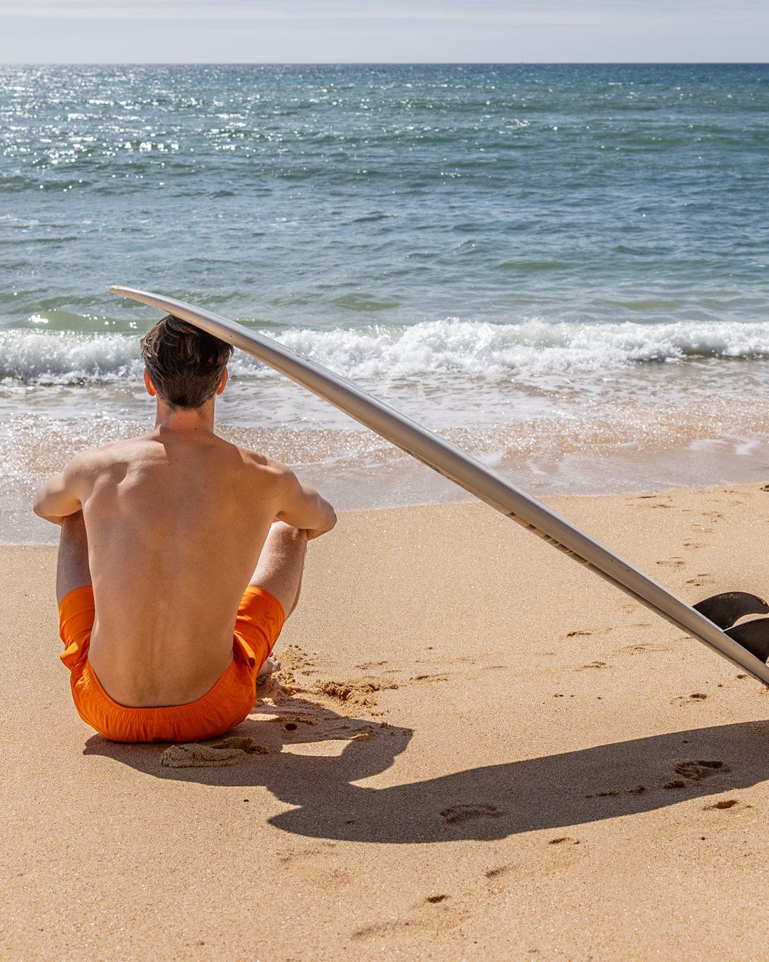 Putts Mens Swimshorts in Orange