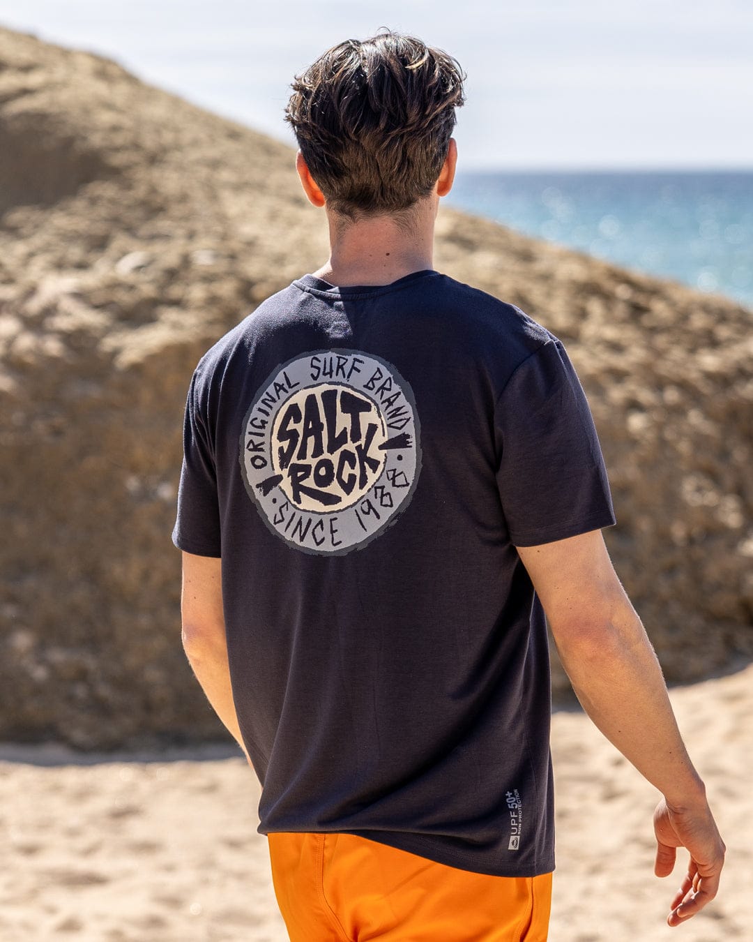 Original SR Hybrid Mens Short Sleeve T-Shirt in Black