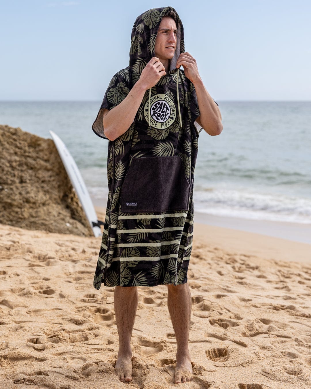 Warp Surf Changing Towel in Dark Grey