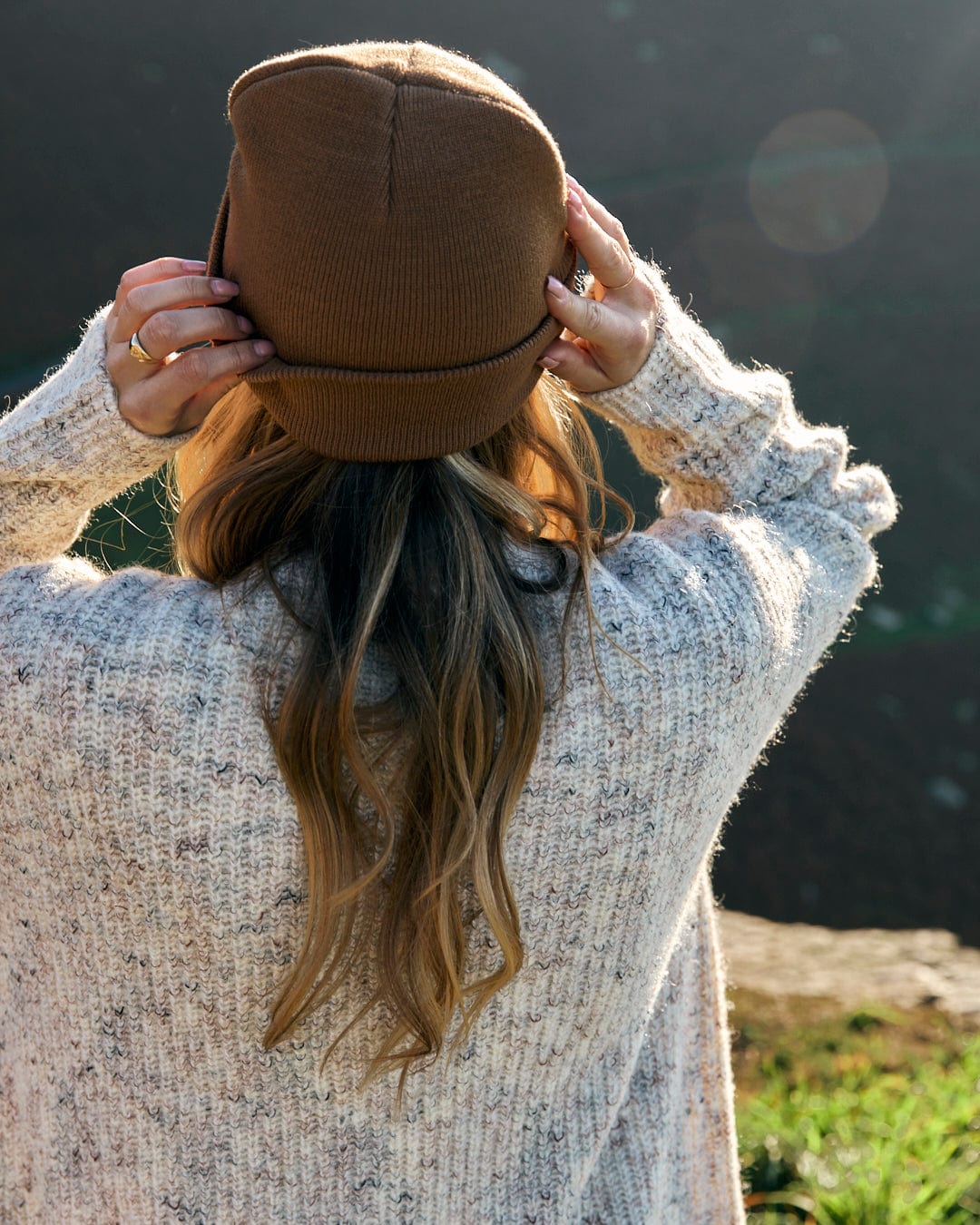 Juno - Womens Longline Cardigan - Cream