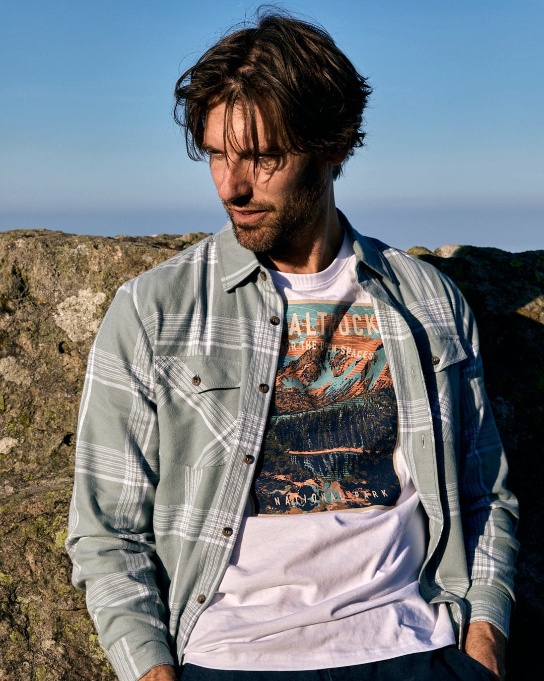 National Park - Mens Short Sleeve T-Shirt - White