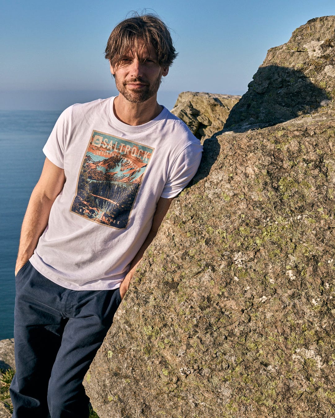 National Park - Mens Short Sleeve T-Shirt - White