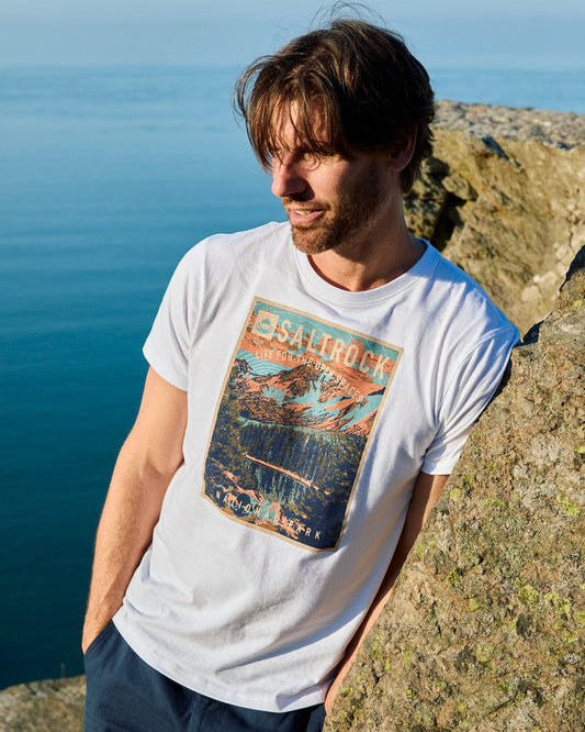 National Park - Mens Short Sleeve T-Shirt - White