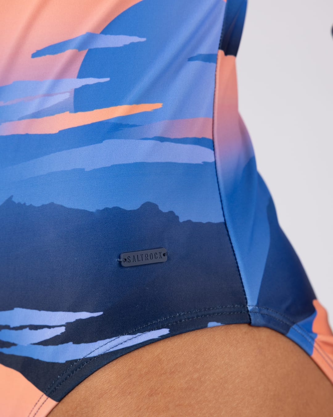 Mountain Haze Womens Swimsuit In Bright Blue