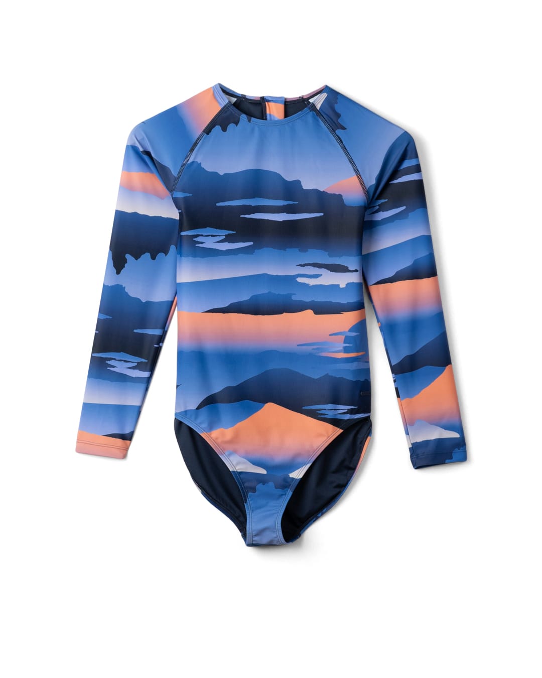 Mountain Haze Womens Swimsuit In Bright Blue