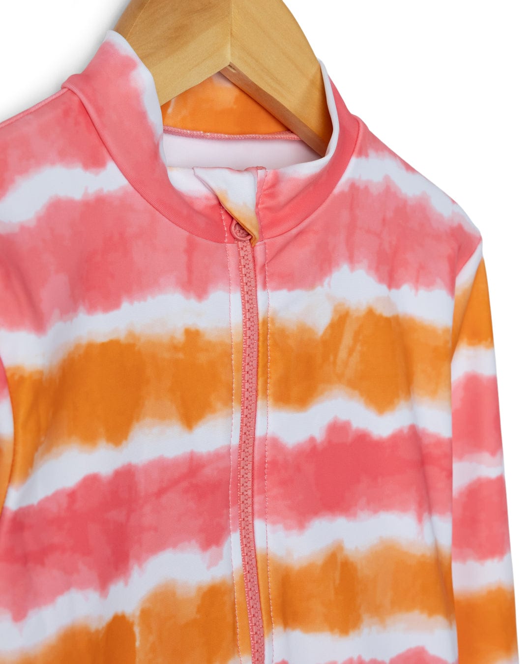 Accoya Kids Tie Dye Swimsuit in Pink/Orange