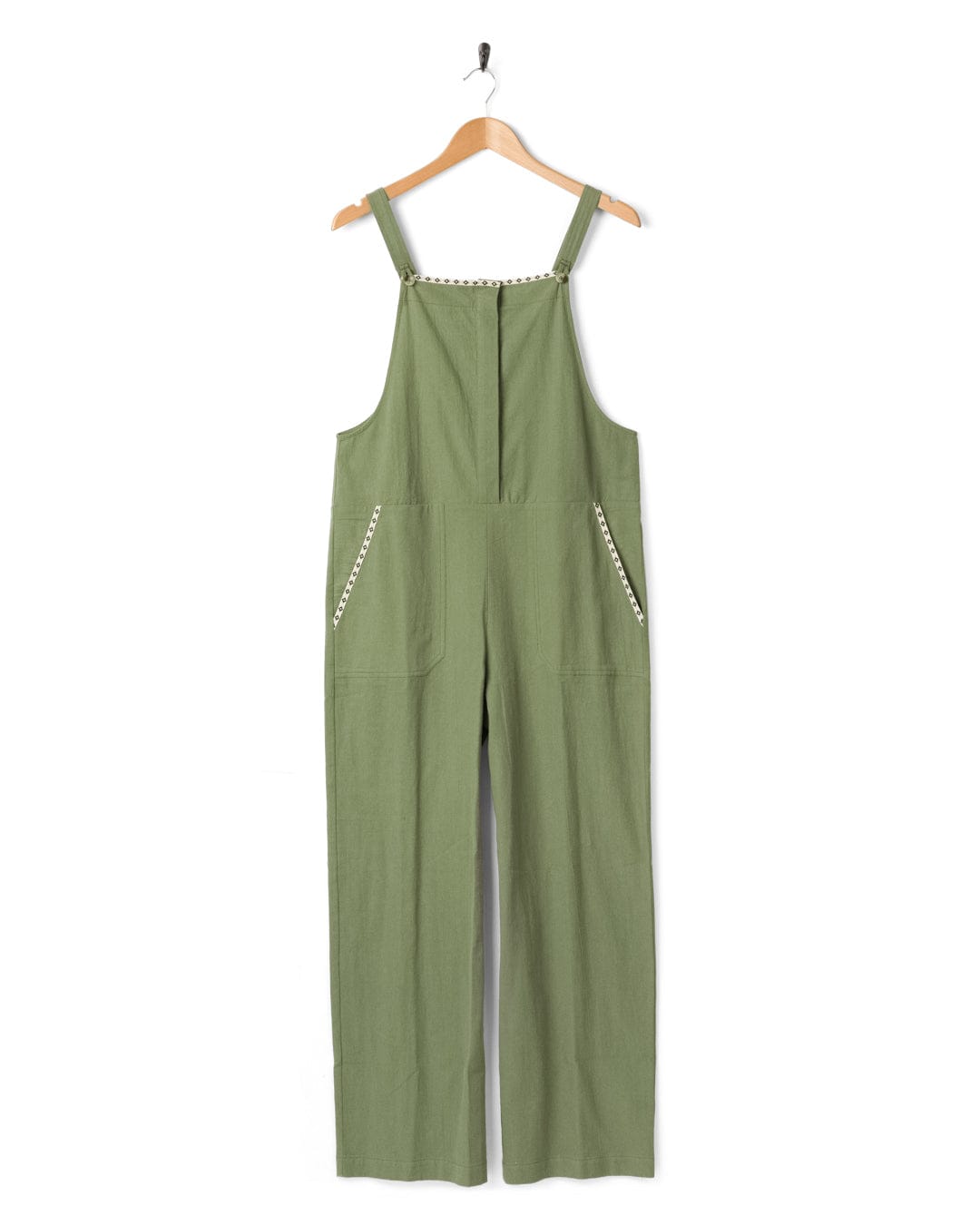 Kensa - Womens Dungarees - Green