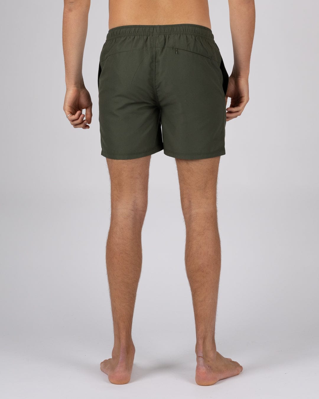 Putts Mens Swimshorts in Dark Green